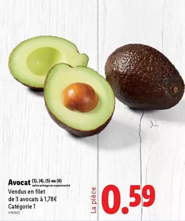Avocat offre à 0,59€ sur Lidl