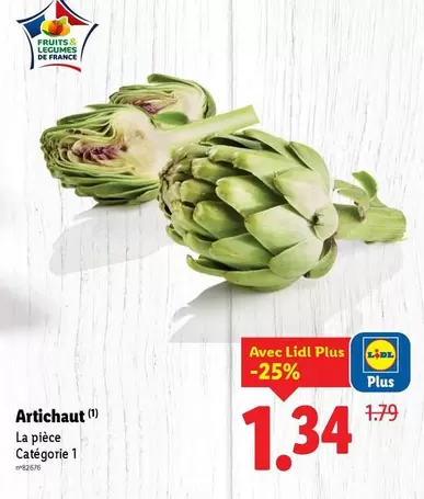 Artichaut offre à 1,34€ sur Lidl