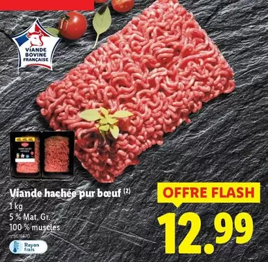 Viande Hachée Pur Bœuf offre à 12,99€ sur Lidl