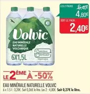 Volvic - Eau Minérale Naturelle offre à 2,4€ sur Supermarché Match