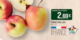 Cat - Pomme Pink Lady offre à 2,69€ sur Supermarché Match