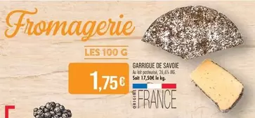 Fromagerie offre à 1,75€ sur Supermarché Match