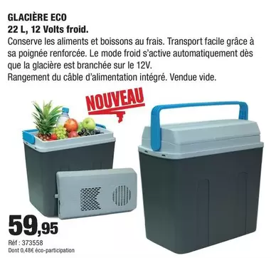 Glacière Eco  offre à 59,95€ sur Autobacs