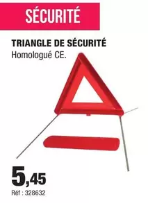 Triangle De Securite offre à 5,45€ sur Autobacs
