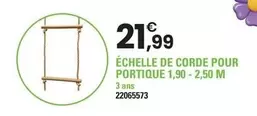 Cap Nature - Echelle De Corde Pour Portique offre à 21,99€ sur JouéClub