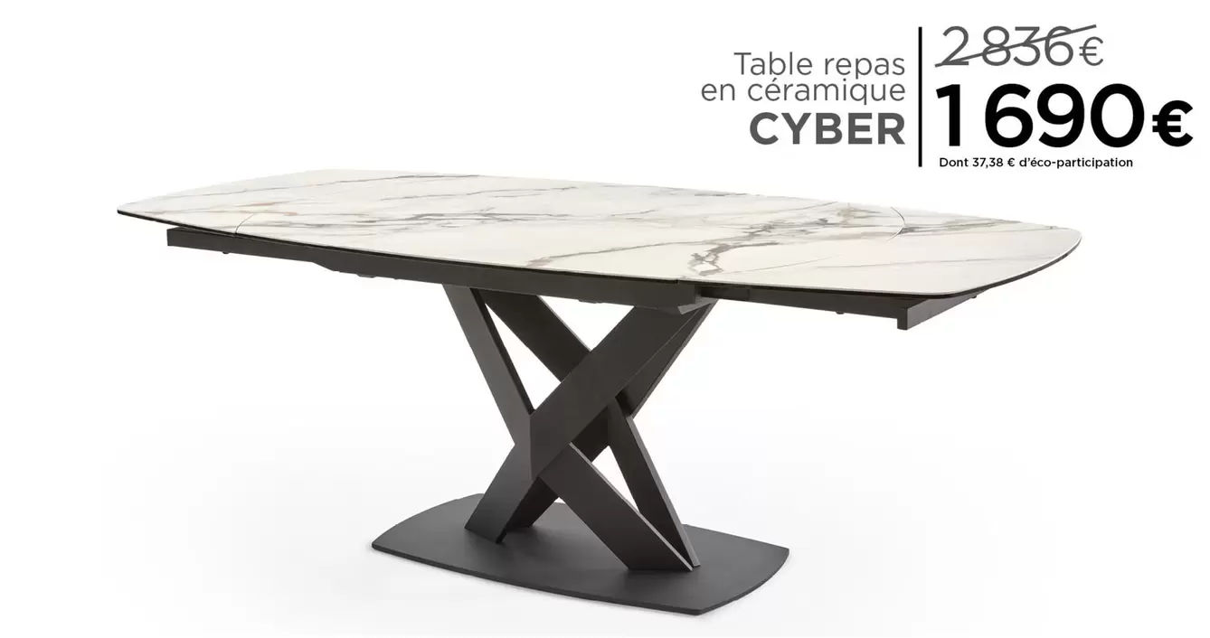 Table Repas En Créambule offre à 1690€ sur XXL Maison