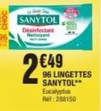 Sanytol - Lingettes offre à 2,49€ sur La Foir'Fouille