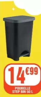 Poubelle Step Bin offre à 14,99€ sur La Foir'Fouille