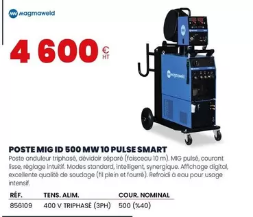 Ww - Poste Mig Id 500 Mw 10 Pulse Smart offre à 4600€ sur Au Forum du Bâtiment