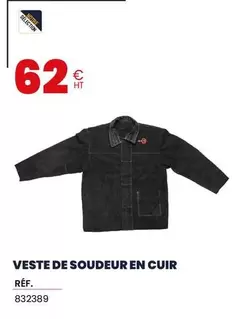 Veste De Soudeur En Cuir offre à 62€ sur Au Forum du Bâtiment