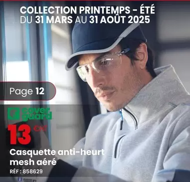 Casquette Anti-Heurt Mesh Aére offre à 13€ sur Au Forum du Bâtiment