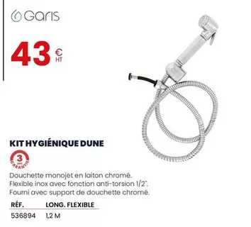 Garis - Kit Hygiénique Dune offre à 43€ sur Au Forum du Bâtiment