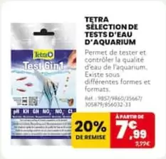 Tetra - Sélection De Tests D'Eau D'Aquarium offre à 7,99€ sur Animalis
