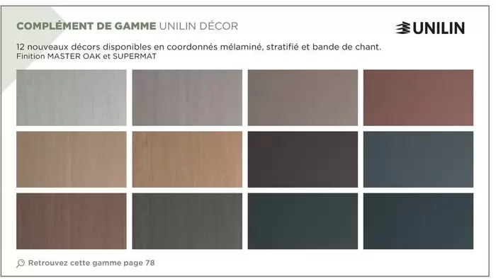 Unilin Decor  offre sur Dispano