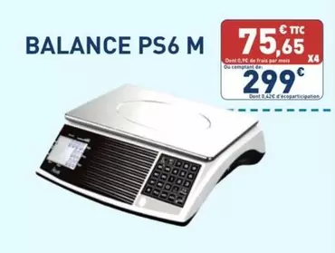 Balance Ps6 M offre à 299€ sur Bureau Vallée