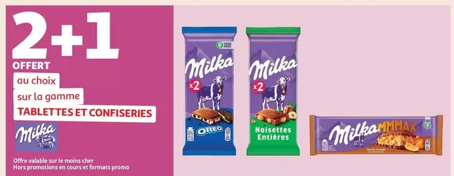 Milka - Sur La Gamme Tablettes Et Confiseries offre sur Auchan Hypermarché
