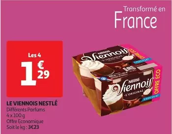 Nestlé - Le Viennois offre à 1,29€ sur Auchan Hypermarché