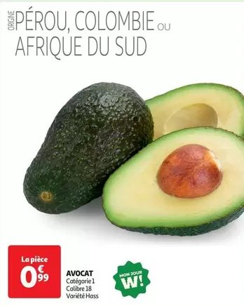 Avocat offre à 0,99€ sur Auchan Hypermarché