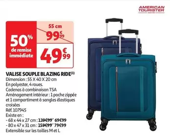 American Tourister - Valise Souple Blade offre à 49,99€ sur Auchan Hypermarché
