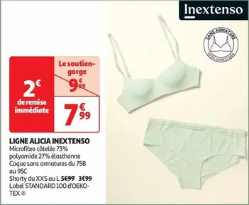 Inextenso - Ligne Alicia offre à 7,99€ sur Auchan Hypermarché