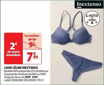 Inextenso - Ligne Céline offre à 7,99€ sur Auchan Hypermarché