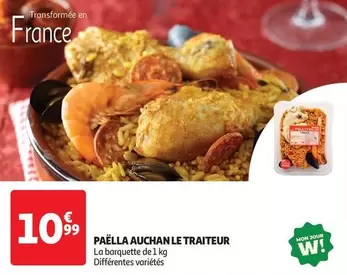 Auchan - Paëlla Le Traiteur offre à 10,99€ sur Auchan Hypermarché
