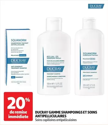 Ducray - Shampoings Et Soins Antipelliculaires offre sur Auchan Hypermarché