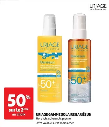 Uriage - Solaire Bariesun offre sur Auchan Hypermarché