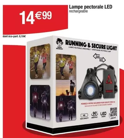 Lampe Pectorale Led offre à 14,99€ sur Cora