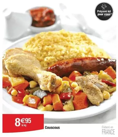 Couscous offre à 8,95€ sur Cora