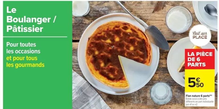 TOUS - Le Boulanger / Pâtissier offre à 5,5€ sur Cora
