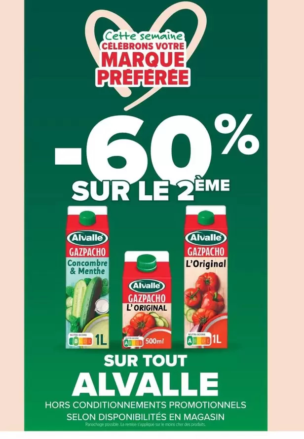 Alvalle - Sur Tout offre sur Cora