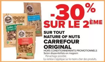 Carrefour - Sur Tout Nature Of Nuts offre sur Cora