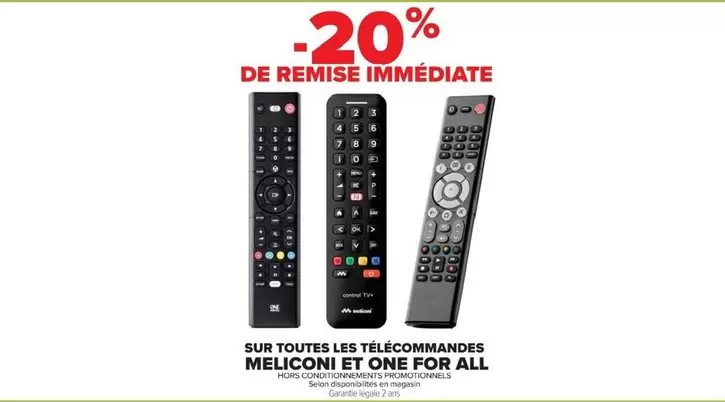 Meliconi - Sur Toutes Les Telecommandes offre sur Cora