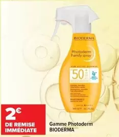 Bioderma - Gamme Photoderm offre sur Cora