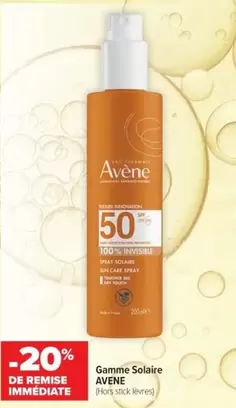 Sun - Gamme Solaire offre sur Cora