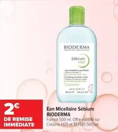 Bioderma - Ean Micellaire Sébium offre sur Cora