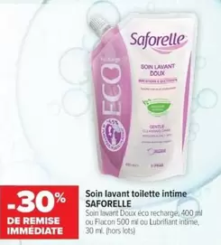 Saforelle - Soin Lavant Toilette Intime offre sur Cora