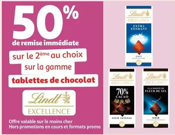 Lindt - Sur La Gamme offre sur Auchan Supermarché