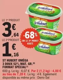 St Hubert - Oméga 3 Doux 52% Mat. Gr. offre à 3,64€ sur E.Leclerc