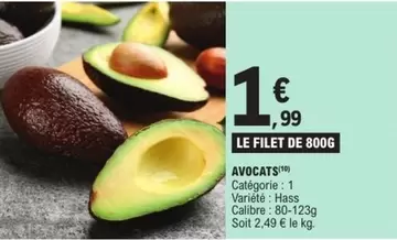 Avocats offre à 1,99€ sur E.Leclerc