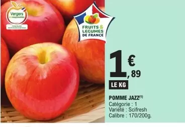 Pomme Jazz offre à 1,89€ sur E.Leclerc