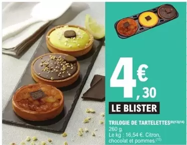 Trilogie De Tartelettes offre à 4,3€ sur E.Leclerc