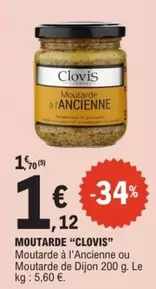 Clovis - Moutarde offre à 1,12€ sur E.Leclerc
