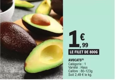 Avocats offre à 1,99€ sur E.Leclerc Express