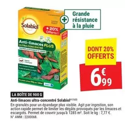 Solabiol - Anti-limaces Ultra-concentré offre à 6,99€ sur Gamm vert