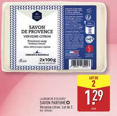 Savon Parfumé offre à 1,29€ sur Aldi
