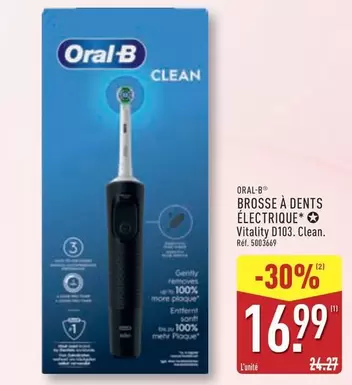 Oral-B - Brosse A Dents Electrique offre à 16,99€ sur Aldi