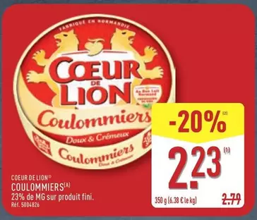 Coeur de Lion - Coulommiers offre à 2,23€ sur Aldi