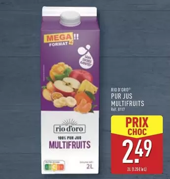Mega - Pur Jus Multifruits offre à 2,49€ sur Aldi